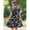 imageZeagoo Summer Tiered Mini Dress with Pockets Ruffle Sleeve VNeck Casual Dress A Line Boho Flowy Sundress 2025 VacationHp30