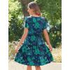 imageZeagoo Summer Tiered Mini Dress with Pockets Ruffle Sleeve VNeck Casual Dress A Line Boho Flowy Sundress 2025 VacationSf114