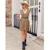 imageZeagoo Womens Oversized Fall Sweater Vest Dress Winter Casual V Neck Sleeveless Loose Knit Pullover Sweater 2025Brown