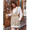 imageZeagoo Womens Sweater Vest Dress Pattern Knitted Pullovers Sweaters V Neck Tank Sweater Dress with PocketsKhaki Heart