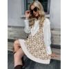 imageZeagoo Womens Sweater Vest Dress Pattern Knitted Pullovers Sweaters V Neck Tank Sweater Dress with PocketsKhaki Heart