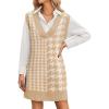 Houndstooth Plaid Khaki