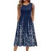 Navy Blue Floral