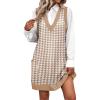 Brown Houndstooth
