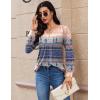 imageZeagoo Long Sleeve Shirts for Women 2025 Casual Pleated V Neck Fall Tunic Tops Button Down Blouse Dressy Loose TShirtsMz814