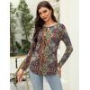 imageZeagoo Long Sleeve Shirts for Women Crew Neck Casual Fall Fashion Blouses Basic Tunic Tops Dressy Work ClothesAmulticolormz721