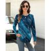 imageZeagoo Long Sleeve Shirts for Women Crew Neck Casual Fall Fashion Blouses Basic Tunic Tops Dressy Work ClothesFloral Greencx287