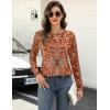 imageZeagoo Long Sleeve Shirts for Women Crew Neck Casual Fall Fashion Blouses Basic Tunic Tops Dressy Work ClothesMulticolormz811