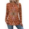 imageZeagoo Long Sleeve Shirts for Women Crew Neck Casual Fall Fashion Blouses Basic Tunic Tops Dressy Work ClothesMulticolormz811