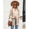 imageZeagoo Women Long Cardigan Sweaters Lightweight Open Front Duster Knit Fashion Sweater Coats Trendy Cardigans with PocketBeige