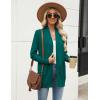 imageZeagoo Women Long Cardigan Sweaters Lightweight Open Front Duster Knit Fashion Sweater Coats Trendy Cardigans with PocketGreen