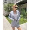imageZeagoo Women Long Cardigan Sweaters Lightweight Open Front Duster Knit Fashion Sweater Coats Trendy Cardigans with PocketLight Grey