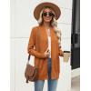 imageZeagoo Women Long Cardigan Sweaters Lightweight Open Front Duster Knit Fashion Sweater Coats Trendy Cardigans with PocketOrange