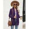 imageZeagoo Women Long Cardigan Sweaters Lightweight Open Front Duster Knit Fashion Sweater Coats Trendy Cardigans with PocketPurple