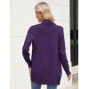 imageZeagoo Women Long Cardigan Sweaters Lightweight Open Front Duster Knit Fashion Sweater Coats Trendy Cardigans with PocketPurple