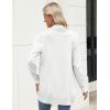 imageZeagoo Women Long Cardigan Sweaters Lightweight Open Front Duster Knit Fashion Sweater Coats Trendy Cardigans with PocketWhite
