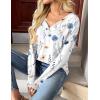 imageZeagoo Women Long Sleeve Tops Dressy Casual V Neck Tshirts Basics Tee 2025 Fall Trendy ClothesBf112