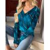 imageZeagoo Women Long Sleeve Tops Dressy Casual V Neck Tshirts Basics Tee 2025 Fall Trendy ClothesCx287