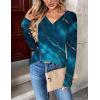 imageZeagoo Women Long Sleeve Tops Dressy Casual V Neck Tshirts Basics Tee 2025 Fall Trendy ClothesCx287