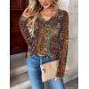 imageZeagoo Women Long Sleeve Tops Dressy Casual V Neck Tshirts Basics Tee 2025 Fall Trendy ClothesMz721