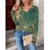 imageZeagoo Women Long Sleeve Tops Dressy Casual V Neck Tshirts Basics Tee 2025 Fall Trendy ClothesMz839