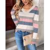 imageZeagoo Women Long Sleeve Tops Dressy Casual V Neck Tshirts Basics Tee 2025 Fall Trendy ClothesTw669