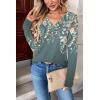 imageZeagoo Women Long Sleeve Tops Dressy Casual V Neck Tshirts Basics Tee 2025 Fall Trendy ClothesWf71
