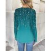 imageZeagoo Women Long Sleeve Tops Dressy Casual V Neck Tshirts Basics Tee 2025 Fall Trendy ClothesXh363