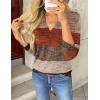 imageZeagoo Womens Roll Up Long Sleeve Tops V Neck Shirts Dressy Casual Work Blouses S2XLJh398