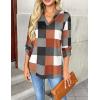 imageZeagoo Womens Roll Up Long Sleeve Tops V Neck Shirts Dressy Casual Work Blouses S2XLJh493