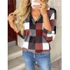 imageZeagoo Womens Roll Up Long Sleeve Tops V Neck Shirts Dressy Casual Work Blouses S2XLJh494
