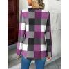 imageZeagoo Womens Roll Up Long Sleeve Tops V Neck Shirts Dressy Casual Work Blouses S2XLJh496