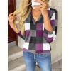 imageZeagoo Womens Roll Up Long Sleeve Tops V Neck Shirts Dressy Casual Work Blouses S2XLJh496