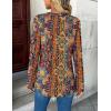 imageZeagoo Womens Roll Up Long Sleeve Tops V Neck Shirts Dressy Casual Work Blouses S2XLMz721