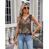 imageZeagoo Womens Silk Satin Camisole Tank Tops V Neck Pleated Dressy Casual Sleeveless Blouses Summer Business Work ShirtsZ  Mz721
