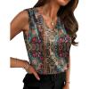 imageZeagoo Womens Silk Satin Camisole Tank Tops V Neck Pleated Dressy Casual Sleeveless Blouses Summer Business Work ShirtsZ  Mz721