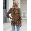 imageZeagoo 34 Length Sleeve Womens Tops Casual V Neck Shirts Soft Basic Tees Business Work BlousesAn136