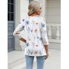 imageZeagoo 34 Length Sleeve Womens Tops Casual V Neck Shirts Soft Basic Tees Business Work BlousesBf290