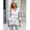 imageZeagoo 34 Length Sleeve Womens Tops Casual V Neck Shirts Soft Basic Tees Business Work BlousesBf290