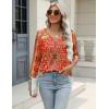 imageZeagoo 34 Length Sleeve Womens Tops Casual V Neck Shirts Soft Basic Tees Business Work BlousesMz811