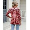 imageZeagoo 34 Length Sleeve Womens Tops Casual V Neck Shirts Soft Basic Tees Business Work BlousesMz849