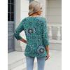 imageZeagoo 34 Length Sleeve Womens Tops Casual V Neck Shirts Soft Basic Tees Business Work BlousesMz858