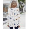 imageZeagoo Long Sleeve Shirts for Women Fall Fashion Dressy Casual Blouses Trendy Pleated Tunic Tops for Leggings 2025Awhite Flowerbf290