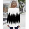 imageZeagoo Long Sleeve Shirts for Women Fall Fashion Dressy Casual Blouses Trendy Pleated Tunic Tops for Leggings 2025Black Whitejb204