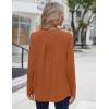 imageZeagoo Long Sleeve Shirts for Women Fall Fashion Dressy Casual Blouses Trendy Pleated Tunic Tops for Leggings 2025Caramel