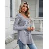 imageZeagoo Long Sleeve Tops for Women Casual V Neck Shirt Loose Fall Basic Tee Dressy Work Blouses 2025Dh62