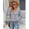 imageZeagoo Long Sleeve Tops for Women Casual V Neck Shirt Loose Fall Basic Tee Dressy Work Blouses 2025Dh62