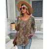 imageZeagoo Long Sleeve Tops for Women Casual V Neck Shirt Loose Fall Basic Tee Dressy Work Blouses 2025Mz721