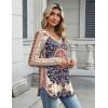 imageZeagoo Long Sleeve Tops for Women Casual V Neck Shirt Loose Fall Basic Tee Dressy Work Blouses 2025Mz757