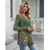imageZeagoo Long Sleeve Tops for Women Casual V Neck Shirt Loose Fall Basic Tee Dressy Work Blouses 2025Mz839